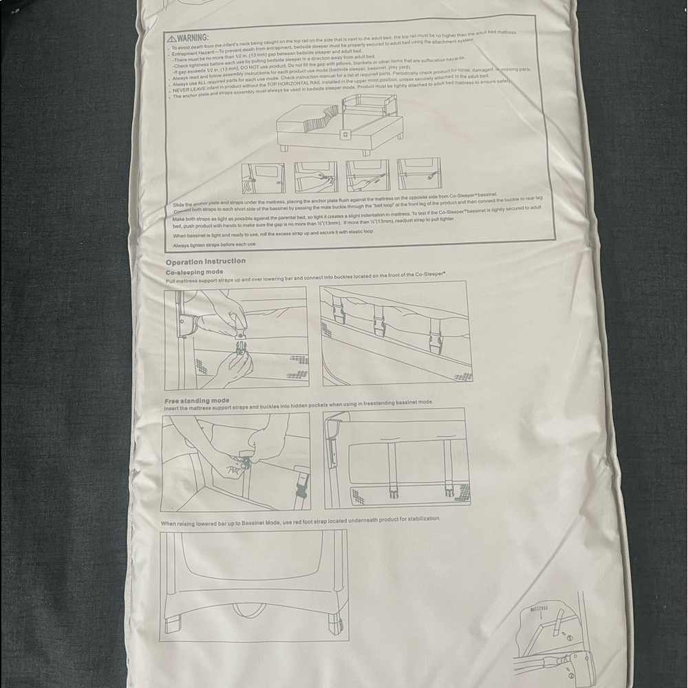 Arms Reach bassinet mattres